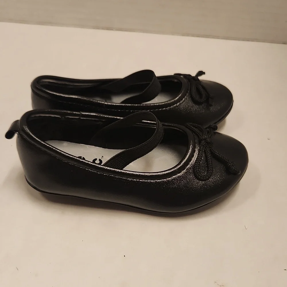 Zoe & Zac Girls Shoes Size 5 Black Mary Jane Flats